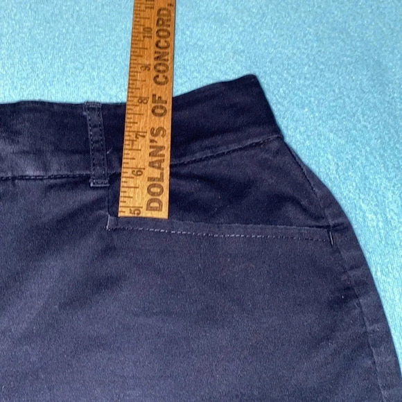 JM COLLECTION  dark navy blue pants super soft with stretchy waistband size 14 - Picture 12 of 13